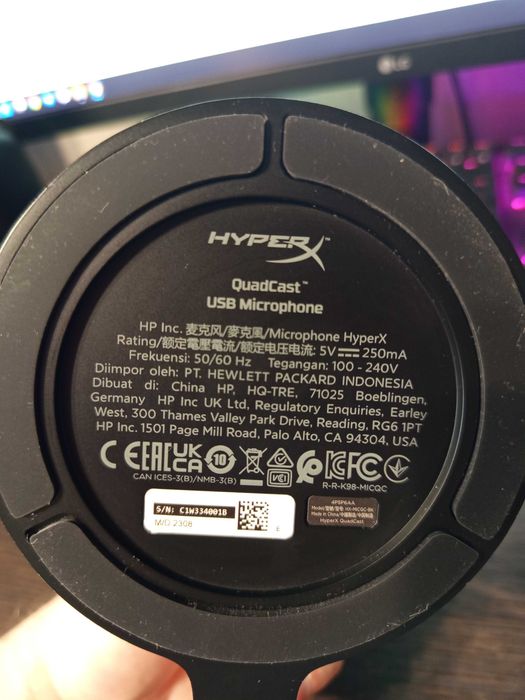 Мікрофон HyperX Quadcast