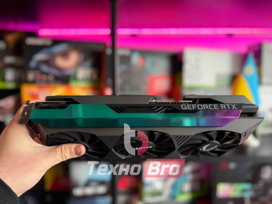 Гарантія! RTX 3080 10GB Zotac AMP Holo Ігрова відеокарта для ПК ТехноБро