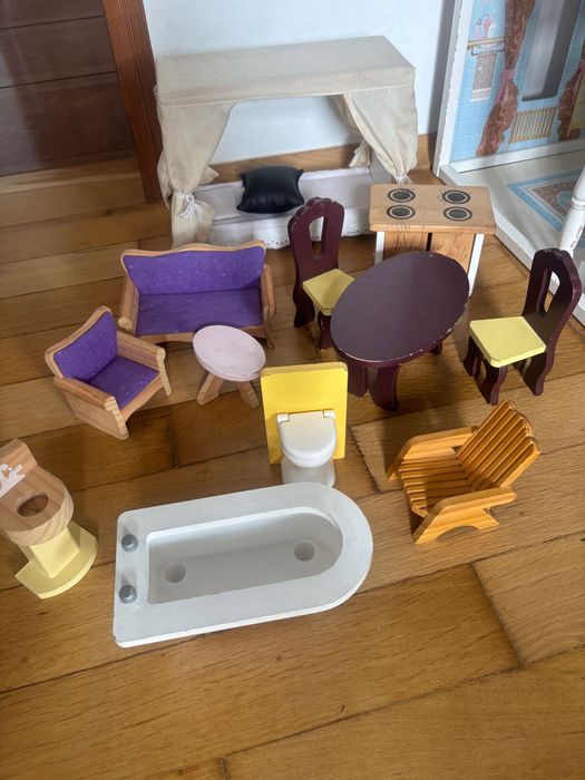 Domek drewniany dla lalek Barbie kinderkraft Savannah