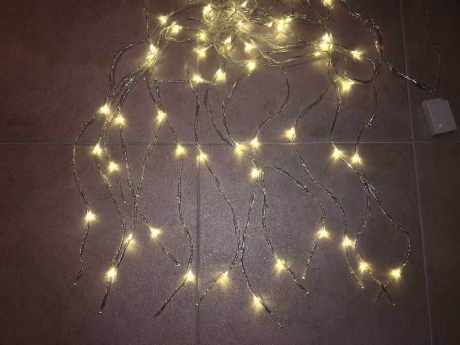 Водоспад 3 на 2,5 метри світлодіодна новорічна гірлянда штора на вікно