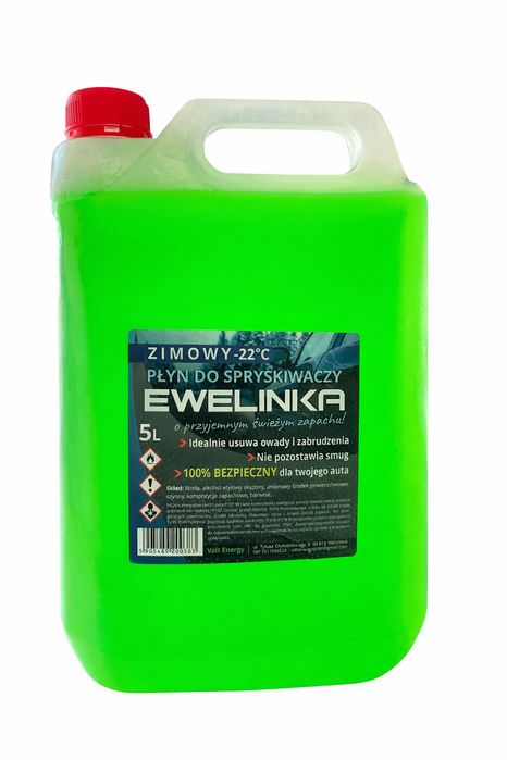 Letni płyn do spryskiwaczy. Kanister 5 litrów.