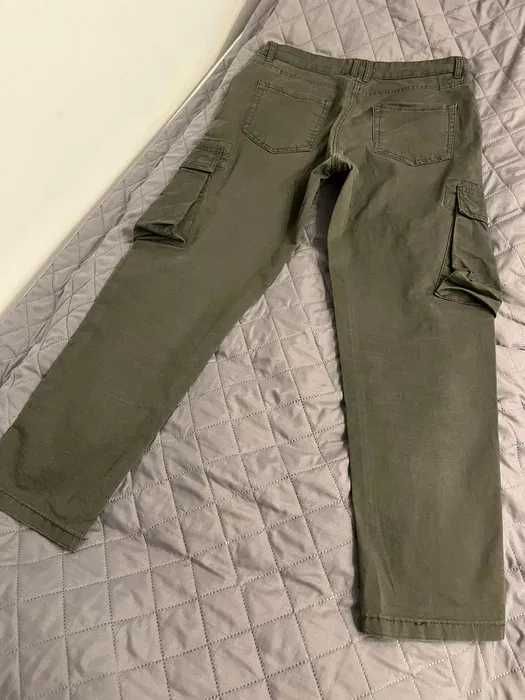 Spodnie cargo Cropp – khaki, rozmiar 28/XS