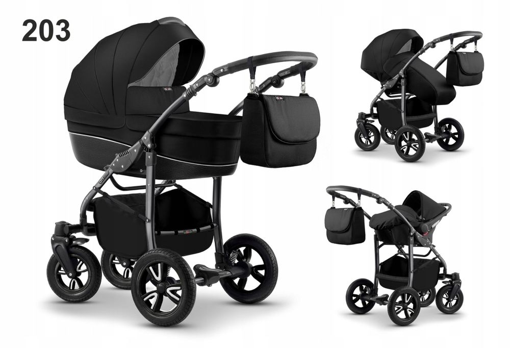 Wózek Mikado City Star S-LINE LUX 3w1