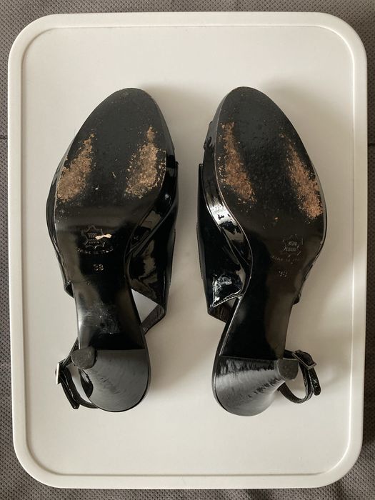 Buty * PRIMA MODA * Rozmiar 38 * DAMSKIE * Czarne * UŻYWANE