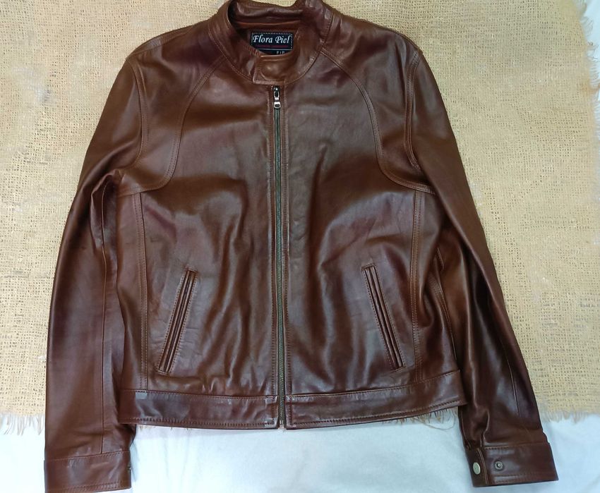 Кожаная куртка Flora Piel Италия натуральная кожа 48-50 размер
