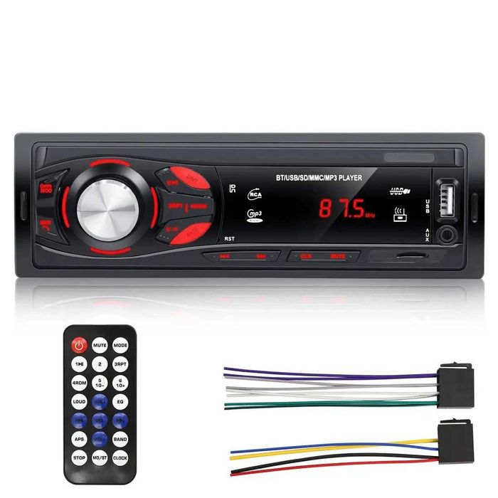 Auto Radio Bluetooth Auto 1 Din ,  Bluetooth Mãos Livres,