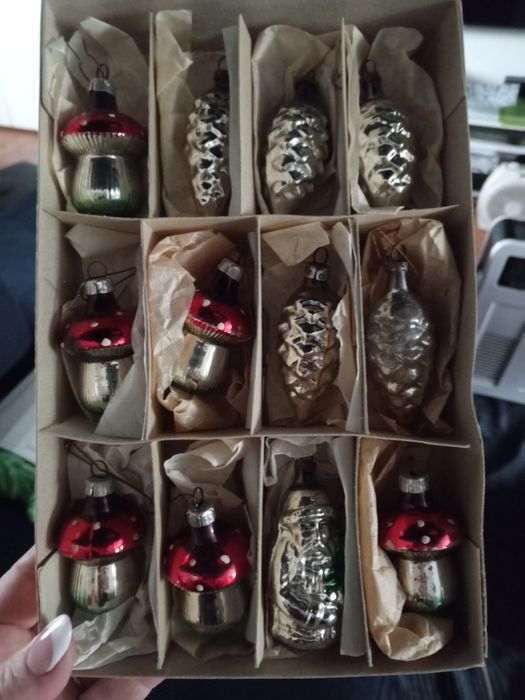 Szklane bąbki z PRL