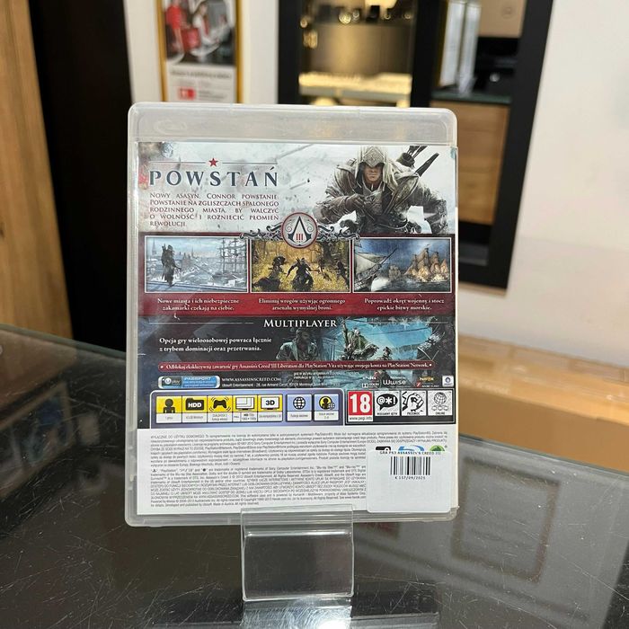 Gra PS3 Assassin's Creed III | Używana+ Assassin 2 platinium