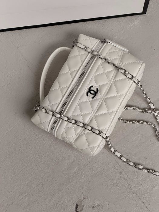 Сумка Chanel LP 26 Vanity mini через плечо деним розовая
