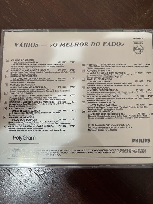 O melhor do fado - CD como novo