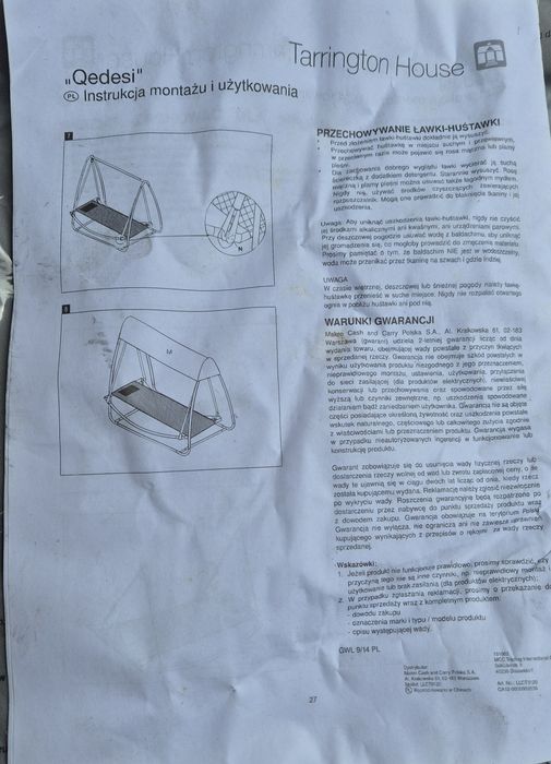 Huśtawka , hamak QEDESI
