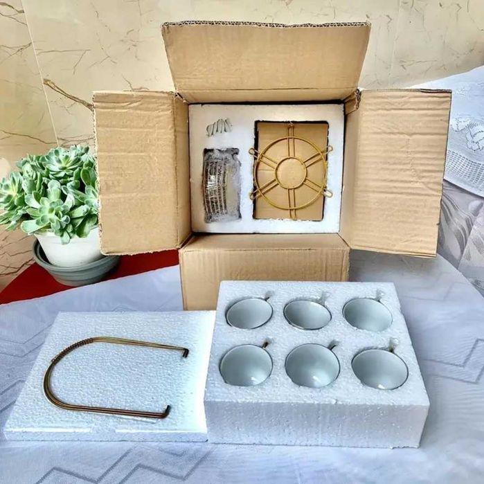 Conjunto para Café de Cerâmica com 19 Peças Novas