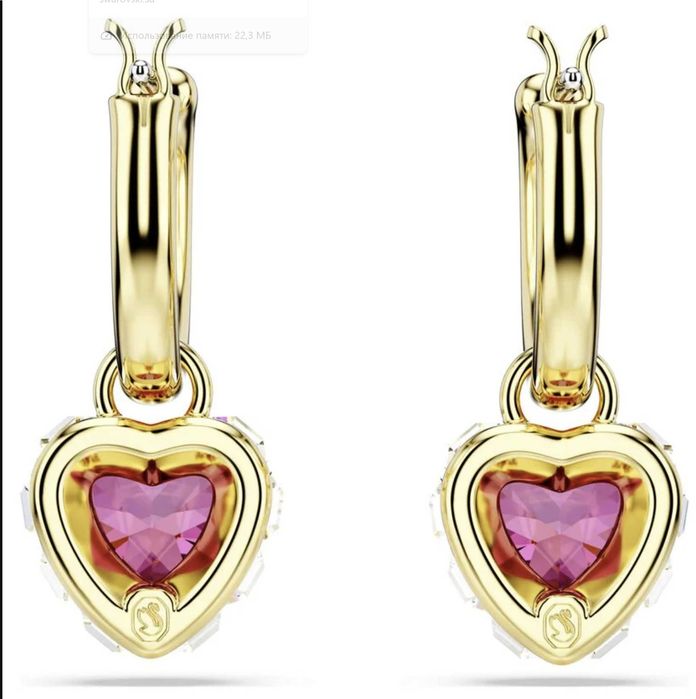 Серьги Swarovski Chroma