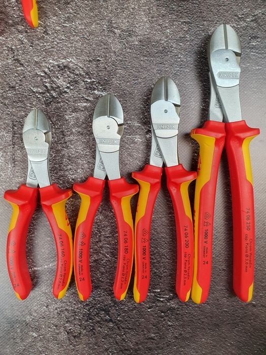 Knipex, інструмент електрика, кусачки, плоскогубці, утконоси