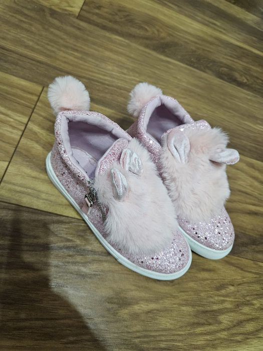 Buty 33 puder wiosenne brokat