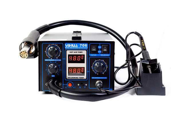 Апарат для пайки виробів з пластику з електронним дисплеєм + 4 насадки