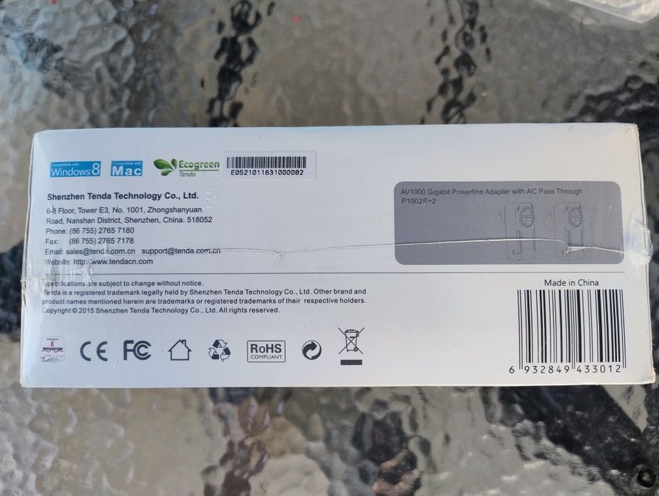 Tenda P1002P KIT комплект гігабітних Powerline-адаптерів