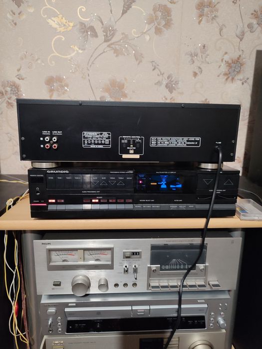 Кассетная дека fisher CR-W915.