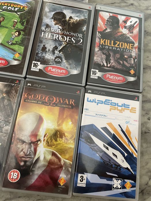 Gry PSP Playstation Portable zestaw gier konsola game