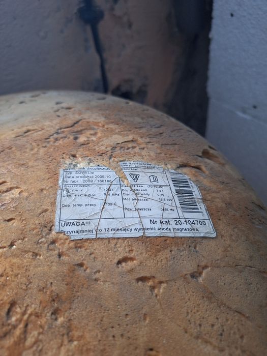 Bojler, podgrzewacz wody dwupłaszczowy  100 l