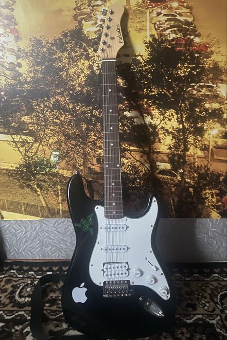 Електрогітара Parksons St-170, каподастр, медіатори, чохол в подарунок