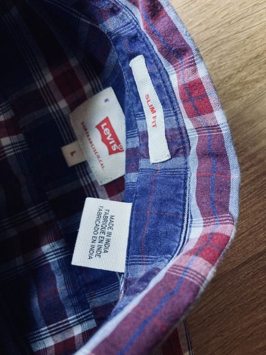 Рубашка в клетку «Levi’s”
