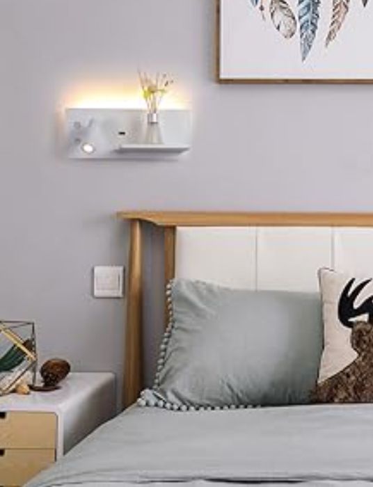 Лед лампа для чтения бра с зарядным для телефона