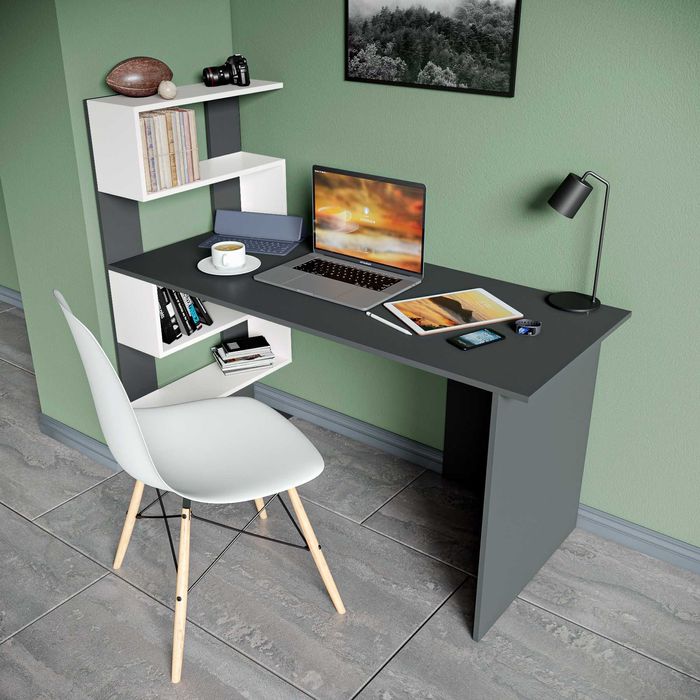 Стіл комп'ютерний з полками (стелажем) СТК-10. Магазин NIKO