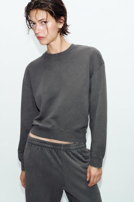 Костюм жіночий тринитка з ефектом прання Зара Zara M