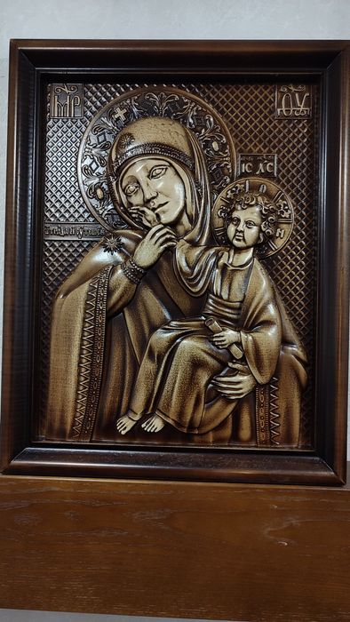 Ікона "Архангел Михаїл", різьблена картина, інші