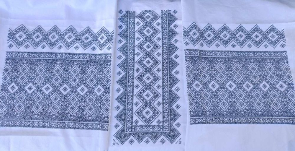 Заготовки на чоловічу та жіночу сорочки.