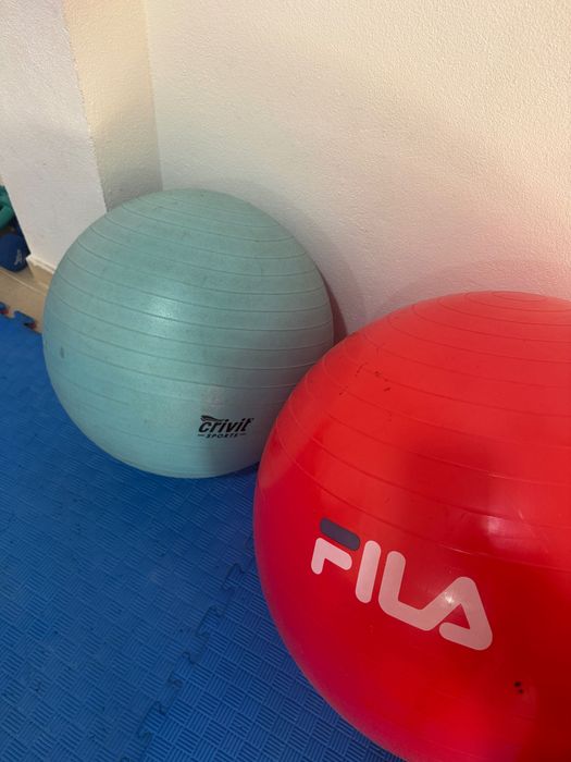 Conjunto 2 Bolas de Pilates / Fitball / Suíça (Fila e Crivit)