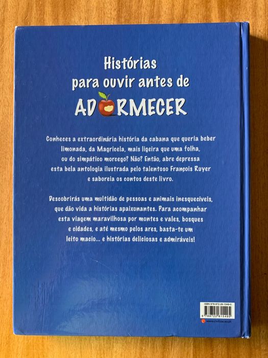 Livro infantil "Histórias para ouvir antes de adormecer"