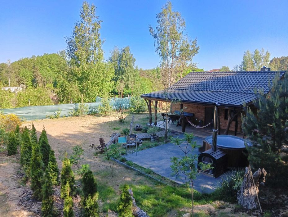 Domek parterowy z sauną jacuzzi na wyłączność.  Blisko Lasy , Jeziora,