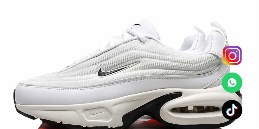 Ténis Nike brancos e pretos Tamanho 42