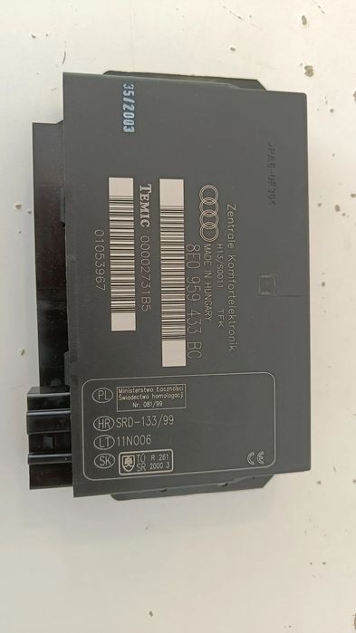 Módulo Confort Audi A4 B6 2003 - 8E0959433BC