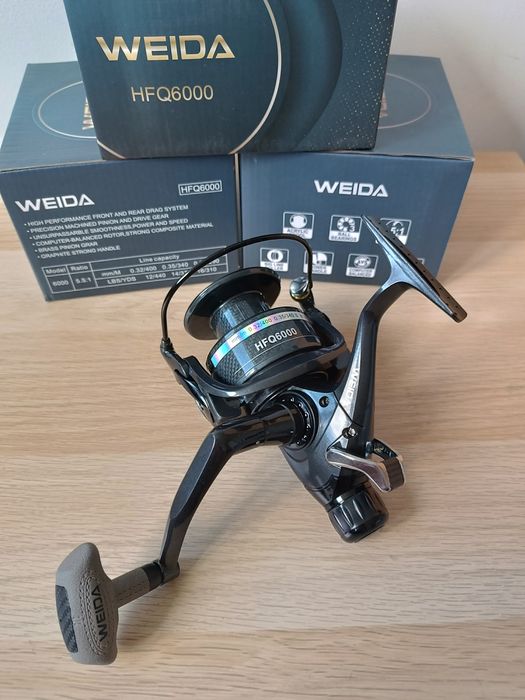 Kołowrotek karpiowy Weida HFQ6000 z baitrunnerem