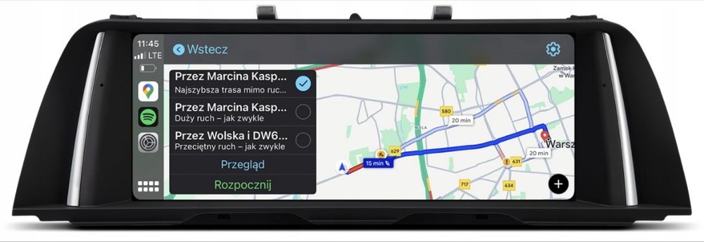 bmw f10 f11 nbt radio nawigacja android auto apple carplay linux