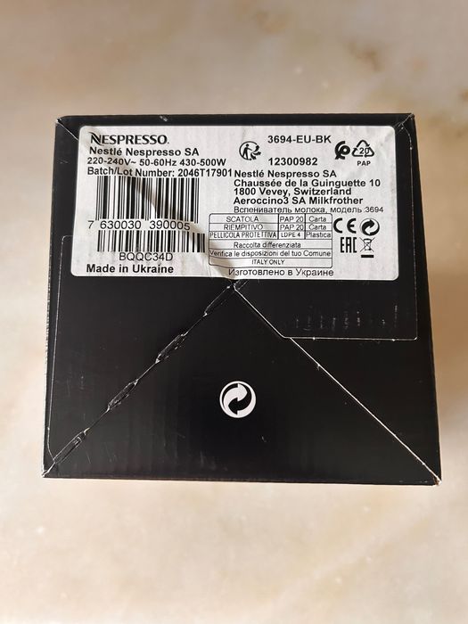 Aeroccino 3 Nespresso (novo)