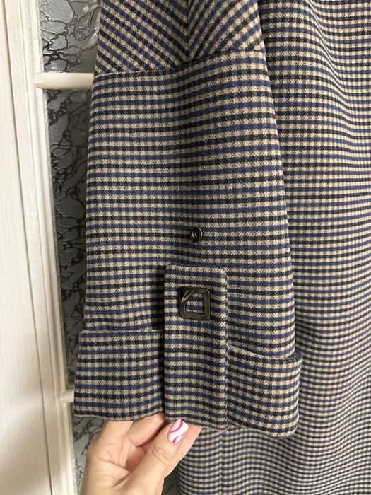 Жіноче пальто в клітинку emis пальто демісезонне