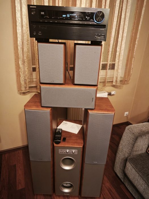 Zestaw kina domowego 5.1 Tonsil Maestro II + Onkyo  TX NR616