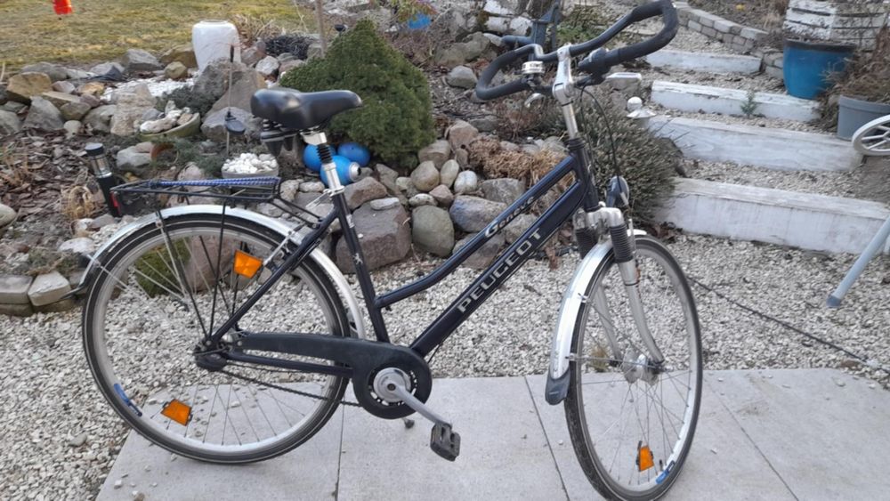 Rower miejski czarny