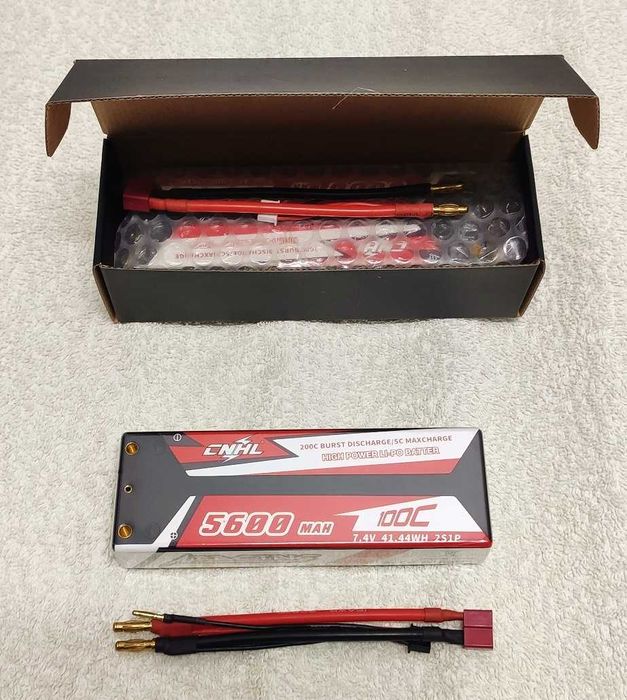 Baterias Lipo 2S 7.4V 5600mah 100C Hardcase - Novas - RC Crawler, TC