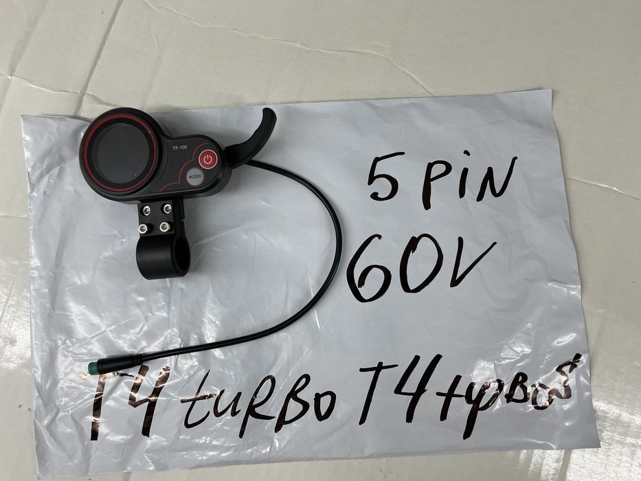 Экран TF-100 бортовой компьютер 5pin 48 v , 60v Crosser T4, T4 TURBO
