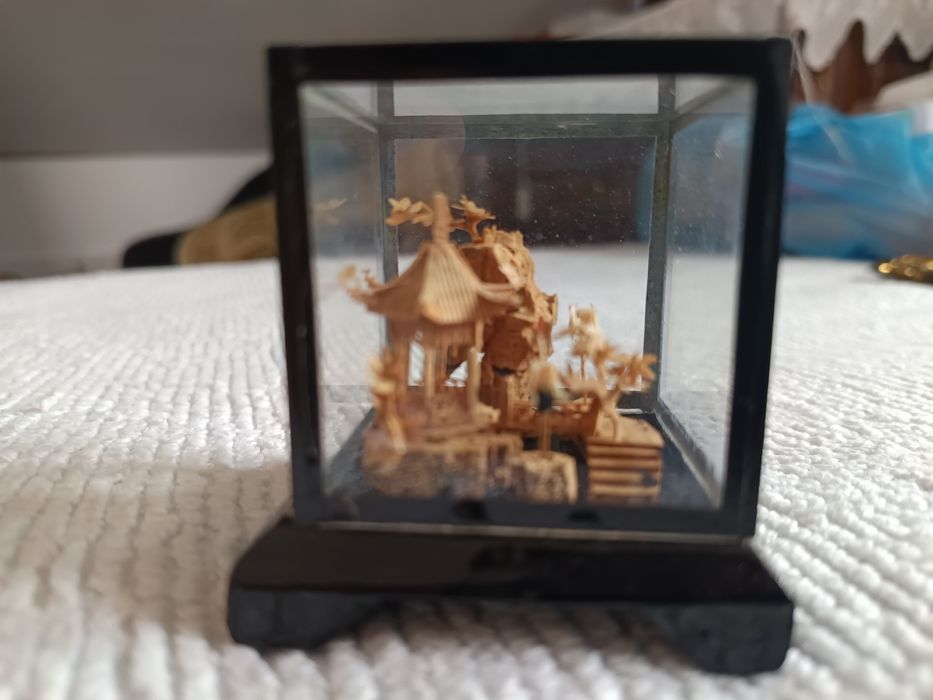 Caixa de artesanato miniatura chinesa