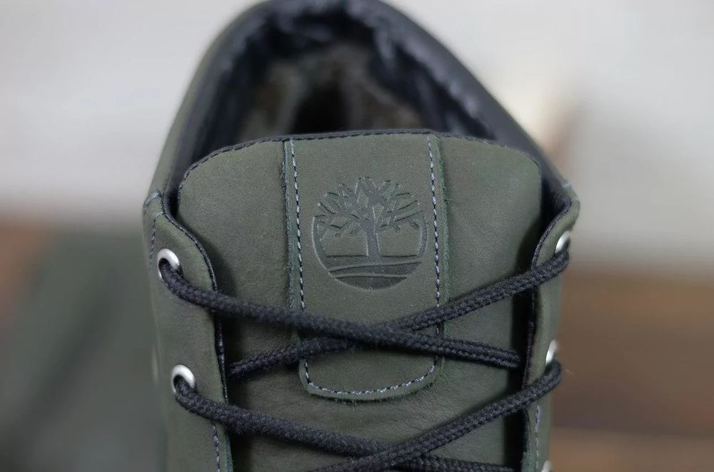 Зимние ботинки -20° Timberland хаки мех