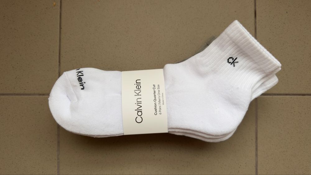 Шкарпетки носки Calvin Klein Basic Cushion Quarter 6-Pack Socks