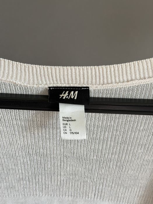 Kremowy kardigan H&M