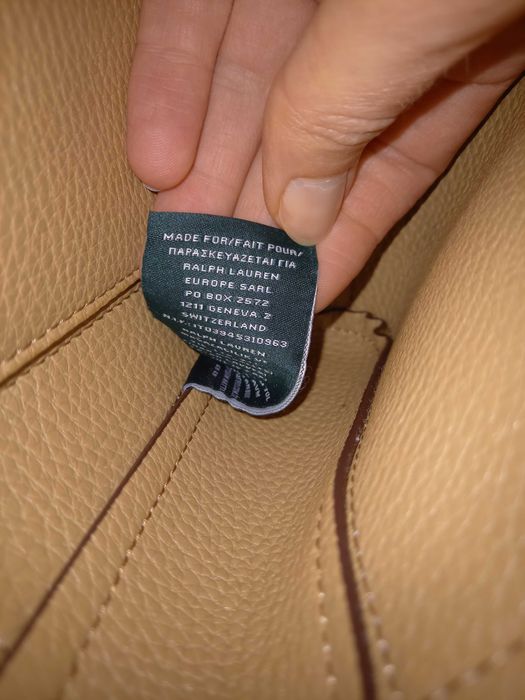 Torebka Ralph Lauren j.nowa elegancka mała skóra ekologiczna