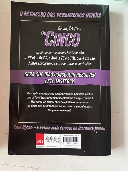 Os CINCO e o circo - livro
